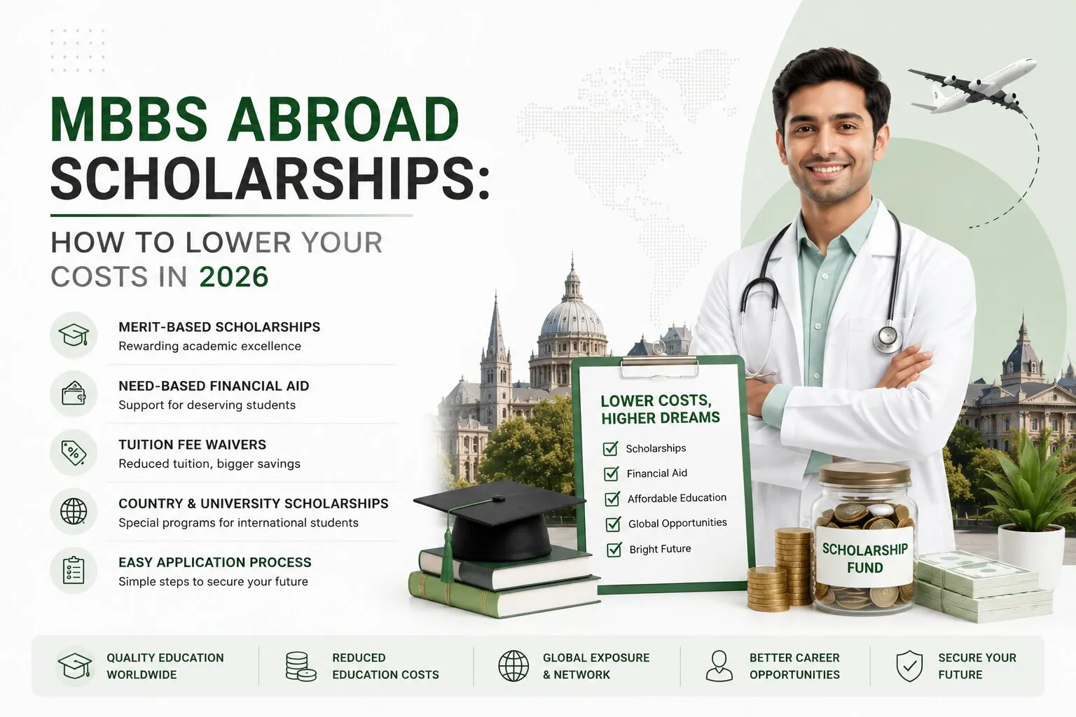 MBBS Abroad Scholarships: How to Lower Your Costs in 2026 Image